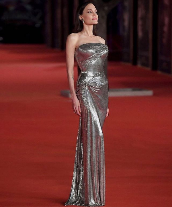 Rome Film Festival - Angelina Jolie in Versace